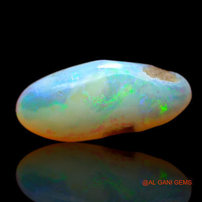 2.00 Cts Natural Australian Fire Opal Fancy Cabochon Loose Gemstone For Jewelry 14x6x3 mm AC-721