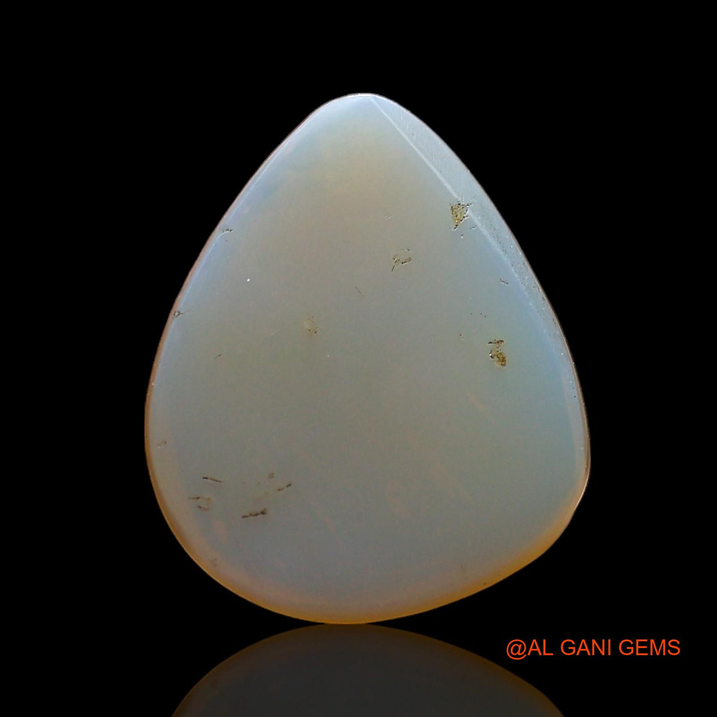 2.00 Cts Natural Australian Fire Opal Loose Gemstone Pear Cabochon 12x10x3 mm AC-722