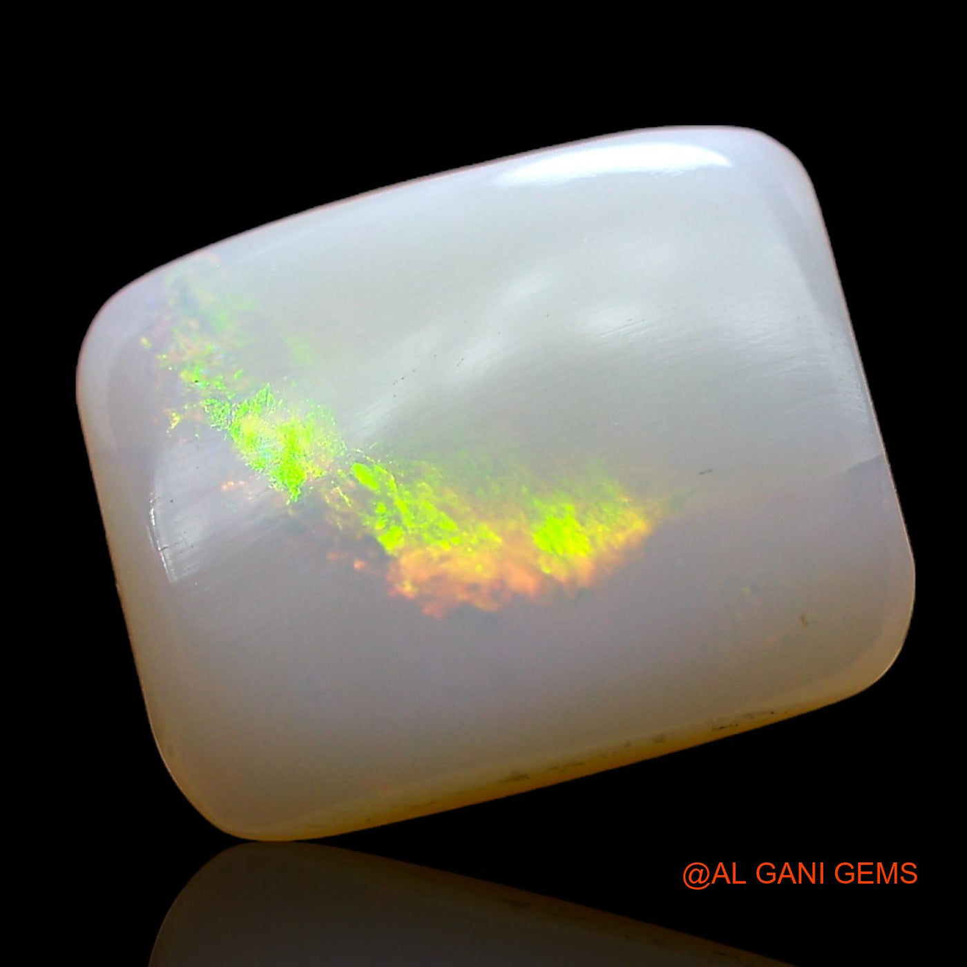 2.00 Cts Natural Australian Fire Opal Loose Gemstone Square Cabochon 10x8x3 mm AC-723