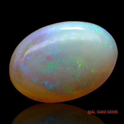 Natural Fire Opal Gemstone 2.00 Cts Loose Oval Cabochon From Australia 12x8x3 mm AC-724