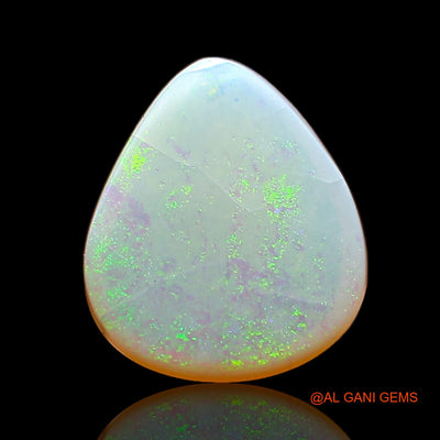 2.00 Cts Unheated Australian Fire Opal Loose Gemstone Pear Cabochon Natural 11x9x4 mm AC-725
