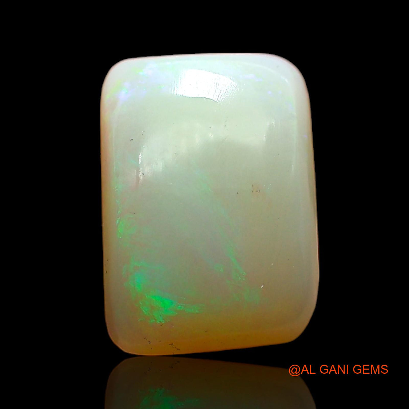 Natural Fire Opal Gemstone 3.00 Cts Loose Square Cabochon From Australia 13x7x4 mm AC-726