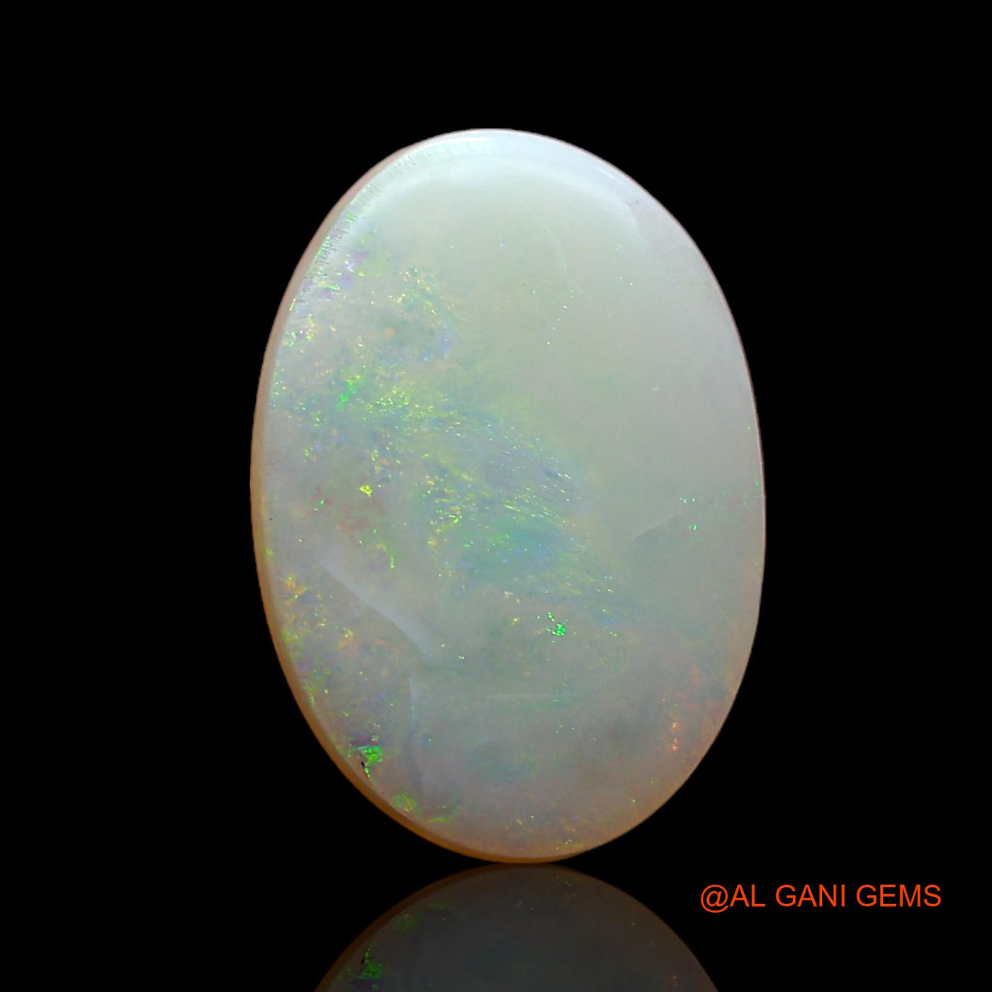 2.00 Cts Natural Australian Fire Opal Loose Gemstone Oval Cabochon 12x8x3 mm AC-728