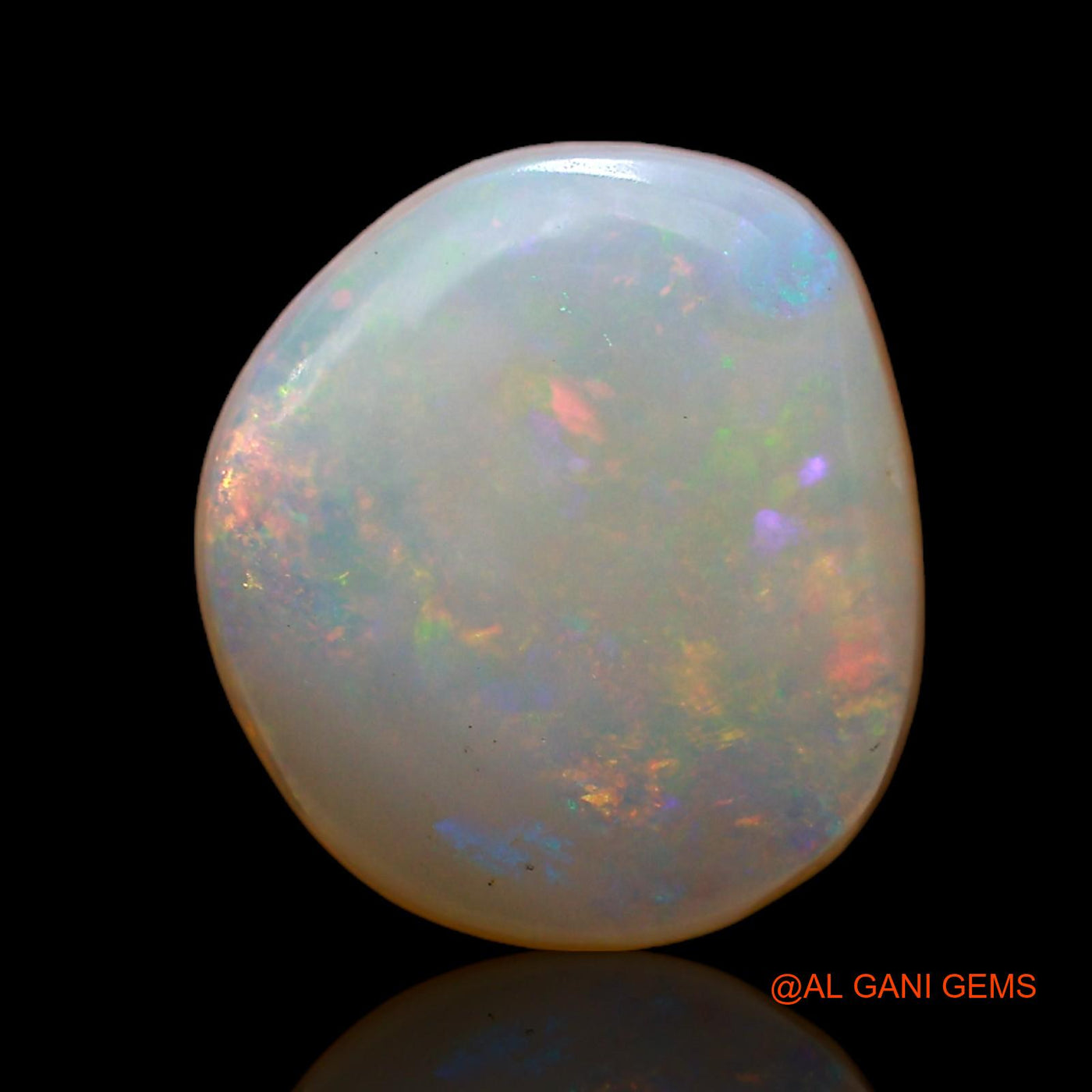 3.00 Cts Natural Australian Fire Opal Loose Gemstone Oval Cabochon 11x9x4 mm AC-729