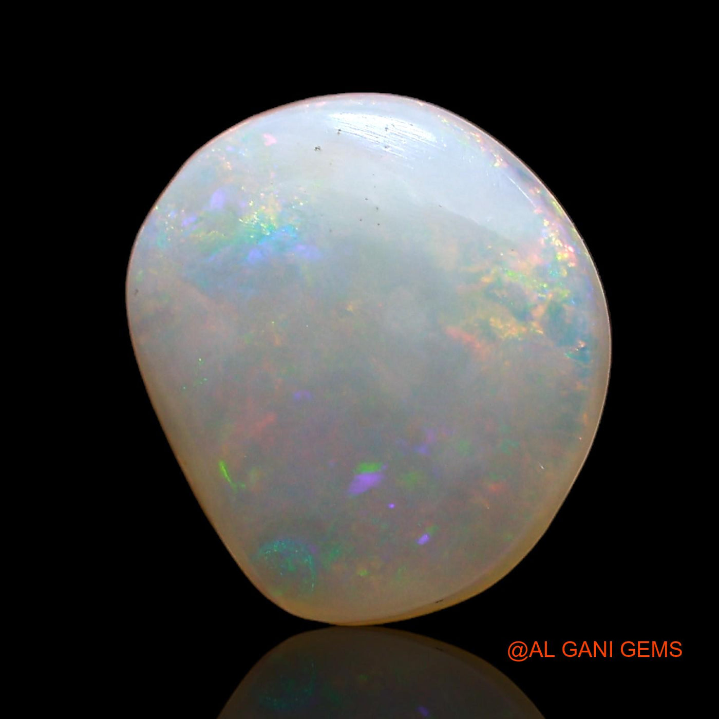 3.00 Cts Natural Australian Fire Opal Loose Gemstone Oval Cabochon 11x9x4 mm AC-729
