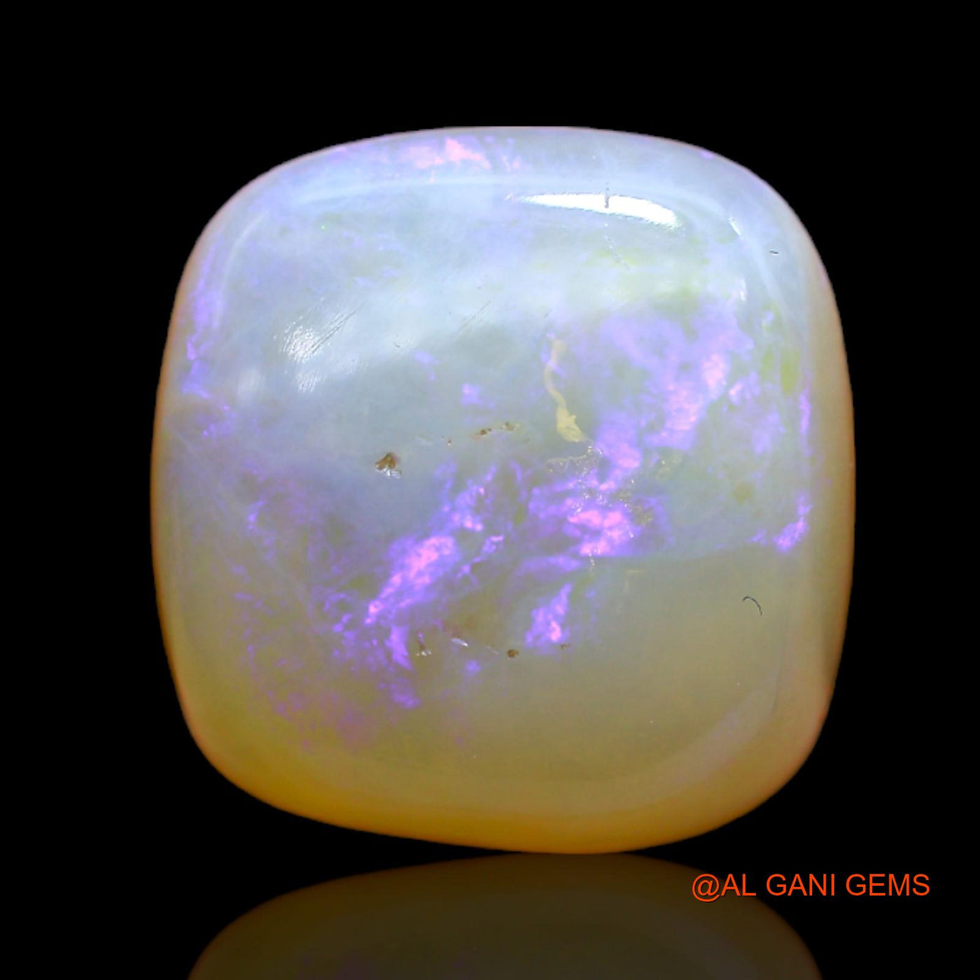 12.00 Cts Natural Australian Fire Opal Loose Gemstone Oval Cabochon 15x15x7 mm AC-72