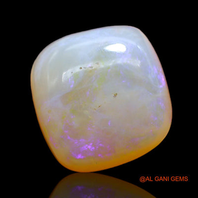 12.00 Cts Natural Australian Fire Opal Loose Gemstone Oval Cabochon 15x15x7 mm AC-72