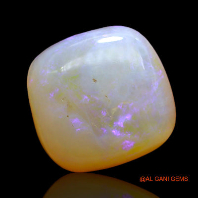 12.00 Cts Natural Australian Fire Opal Loose Gemstone Oval Cabochon 15x15x7 mm AC-72