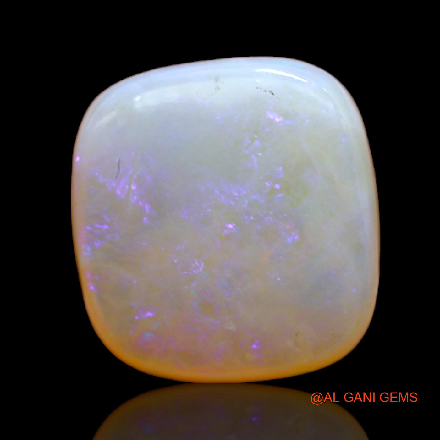12.00 Cts Natural Australian Fire Opal Loose Gemstone Oval Cabochon 15x15x7 mm AC-72
