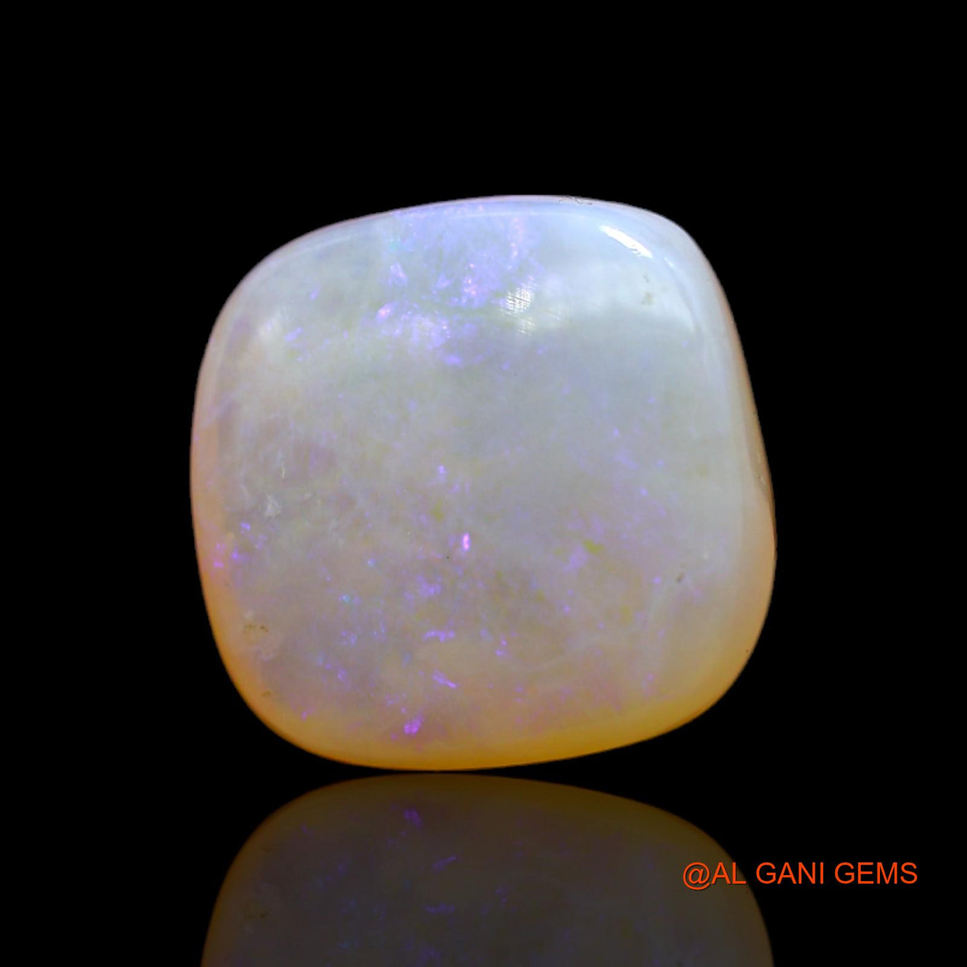 12.00 Cts Natural Australian Fire Opal Loose Gemstone Oval Cabochon 15x15x7 mm AC-72
