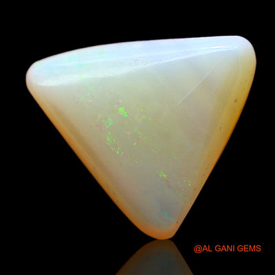2.00 Cts Natural Australian Fire Opal Loose Gemstone Trillion Cabochon 10x9x3 mm AC-731