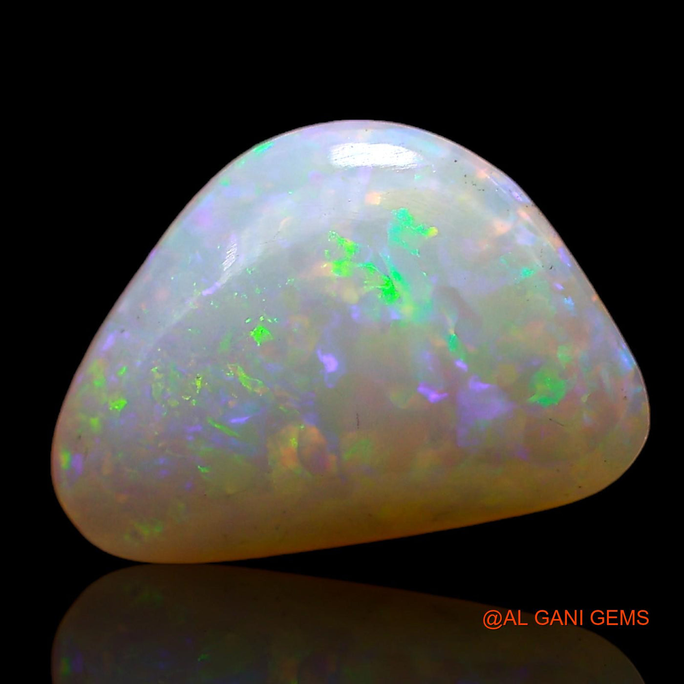 1.00 Cts Natural Australian Fire Opal Loose Gemstone Fancy Cabochon 11x8x3 mm AC-733