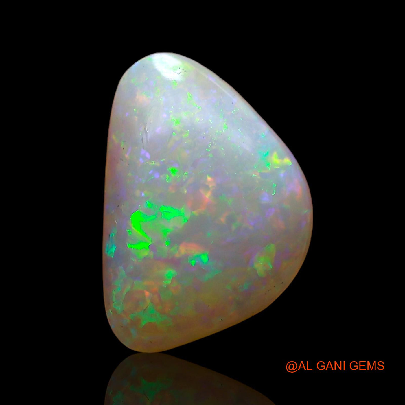 1.00 Cts Natural Australian Fire Opal Loose Gemstone Fancy Cabochon 11x8x3 mm AC-733