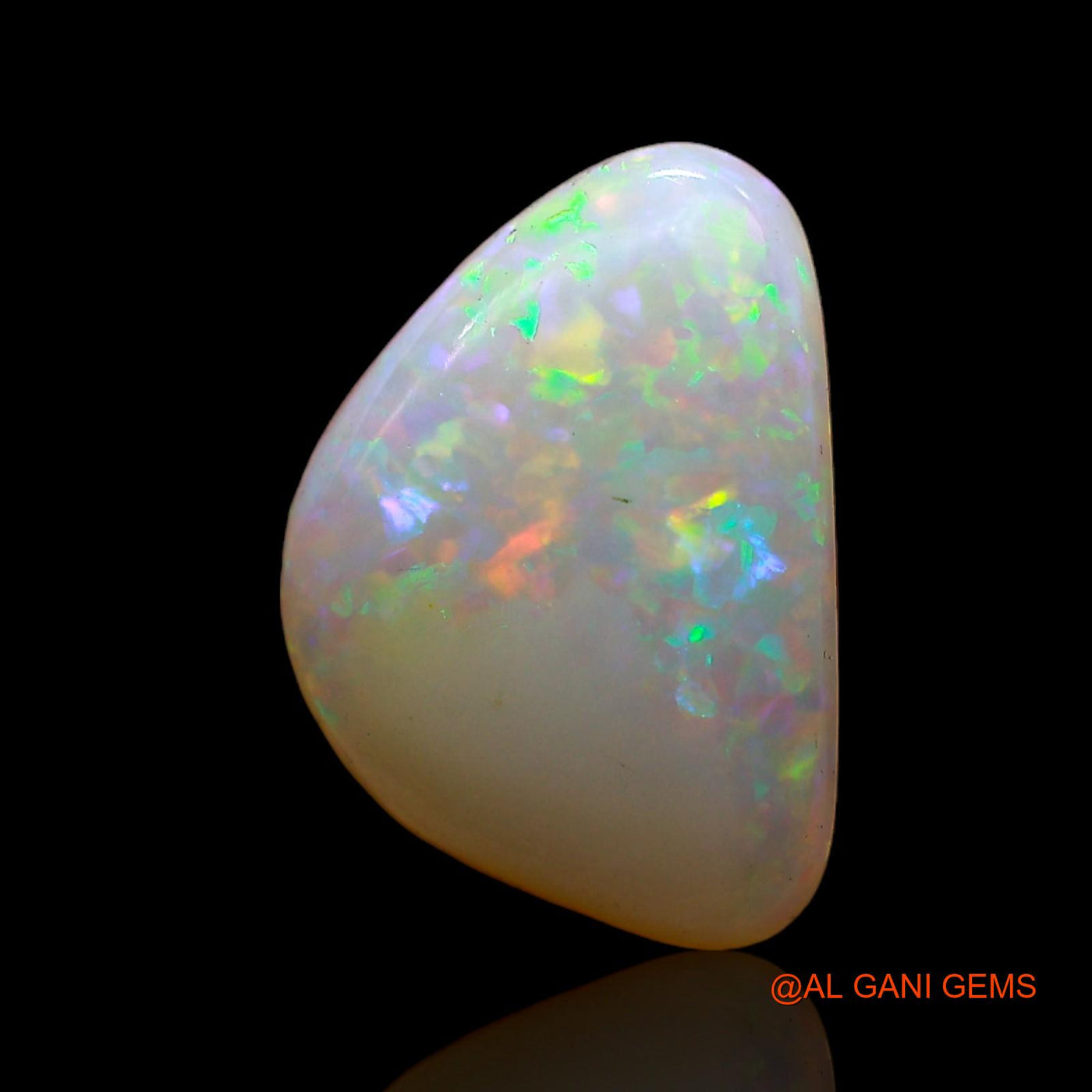 1.00 Cts Natural Australian Fire Opal Loose Gemstone Fancy Cabochon 11x8x3 mm AC-733