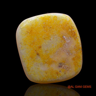 1.00 Cts Natural Australian Fire Opal Loose Gemstone Square Cabochon 10x9x2 mm AC-734