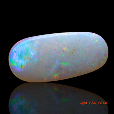 1.00 Cts Unheated Australian Fire Opal Loose Gemstone Oval Cabochon Natural 13x6x2 mm AC-736