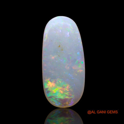 1.00 Cts Unheated Australian Fire Opal Loose Gemstone Oval Cabochon Natural 13x6x2 mm AC-736