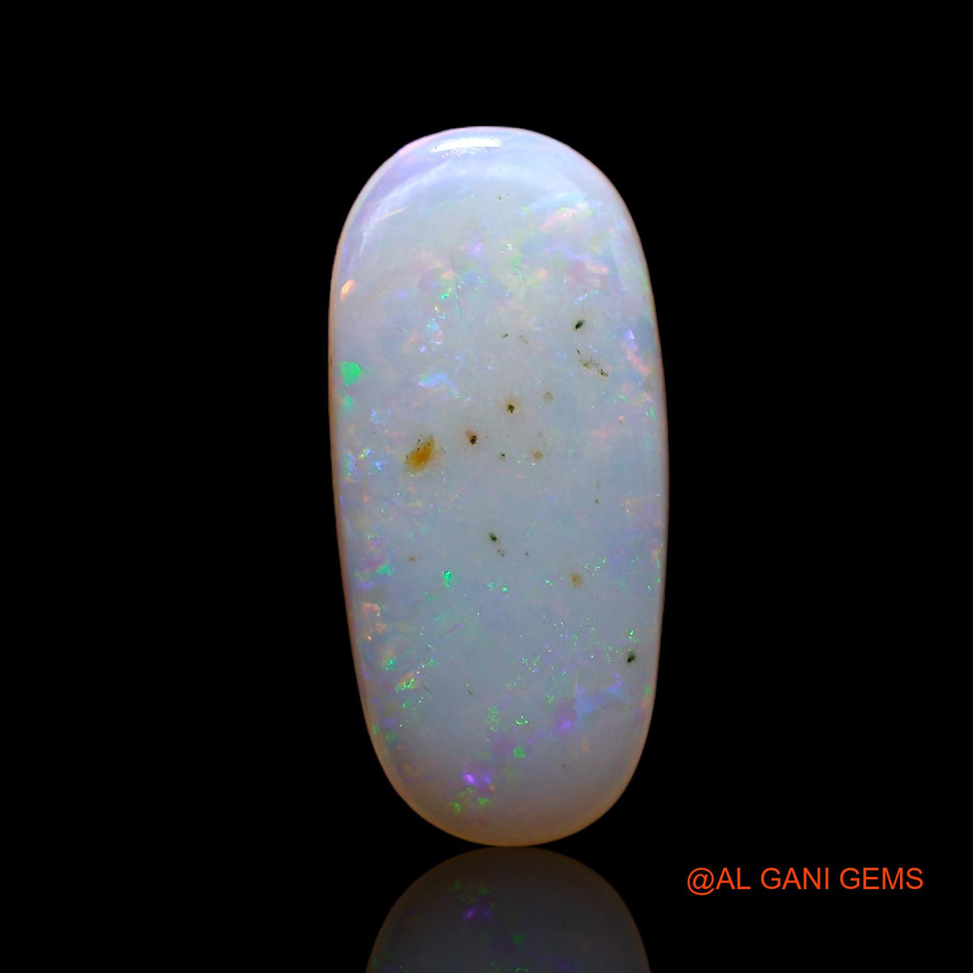 1.00 Cts Unheated Australian Fire Opal Loose Gemstone Oval Cabochon Natural 13x6x2 mm AC-736
