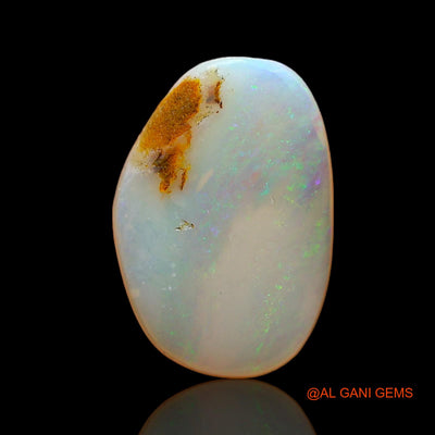 Natural Fire Opal Gemstone 1.00 Cts Loose Oval Cabochon From Australia 11x8x2 mm AC-737