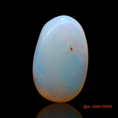 Natural Untreated Fire Opal Loose Gemstone Oval Cabochon From Australia 1.00 Cts 9x5x1 mm AC-739