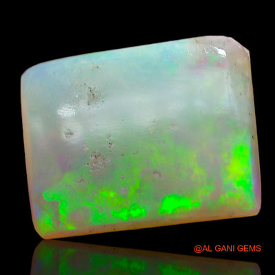 1.00 Cts Natural Australian Fire Opal Loose Gemstone Square Cabochon 10x8x2 mm AC-741