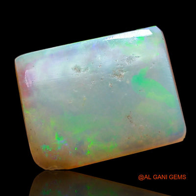 1.00 Cts Natural Australian Fire Opal Loose Gemstone Square Cabochon 10x8x2 mm AC-741