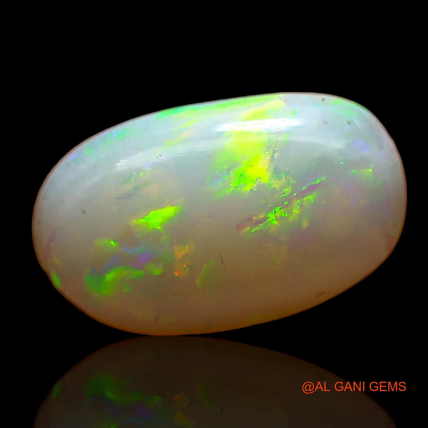 1.00 Cts Natural Australian Fire Opal Loose Gemstone Oval Cabochon 11x7x2 mm AC-743
