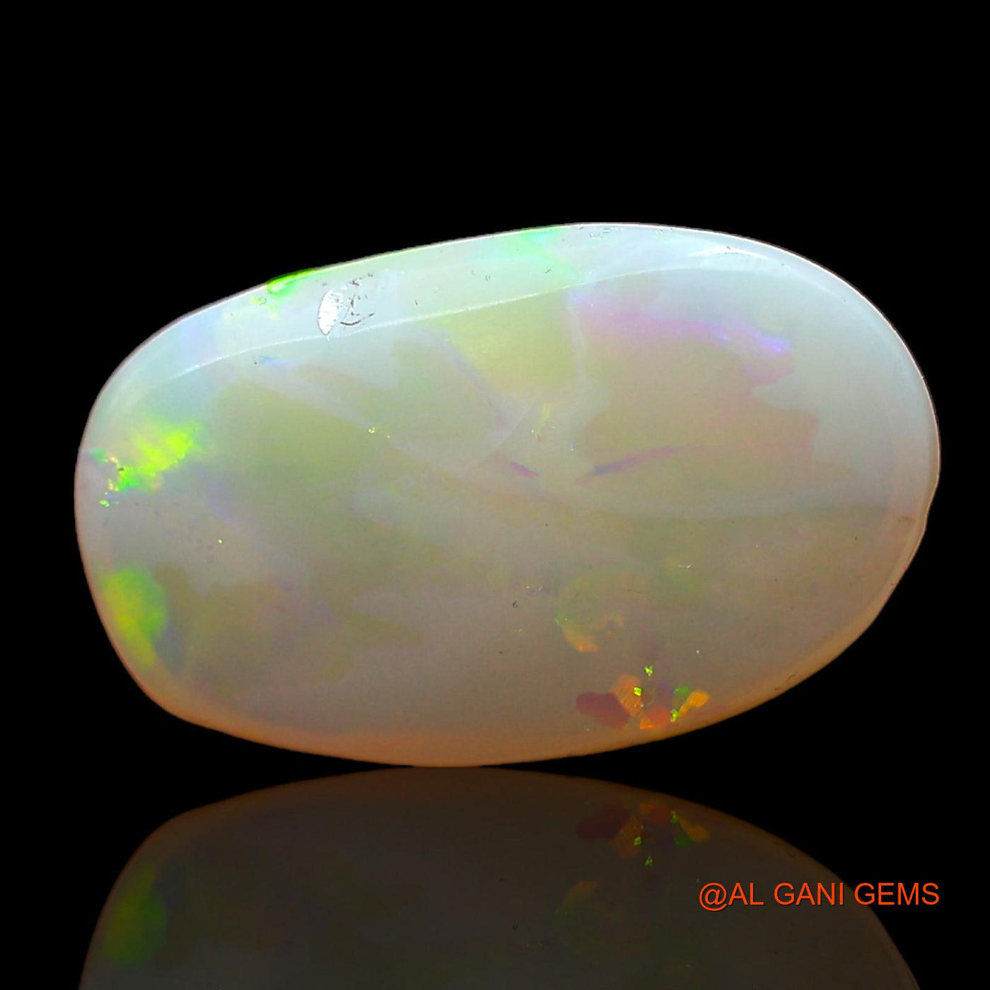1.00 Cts Natural Australian Fire Opal Loose Gemstone Oval Cabochon 11x7x2 mm AC-743