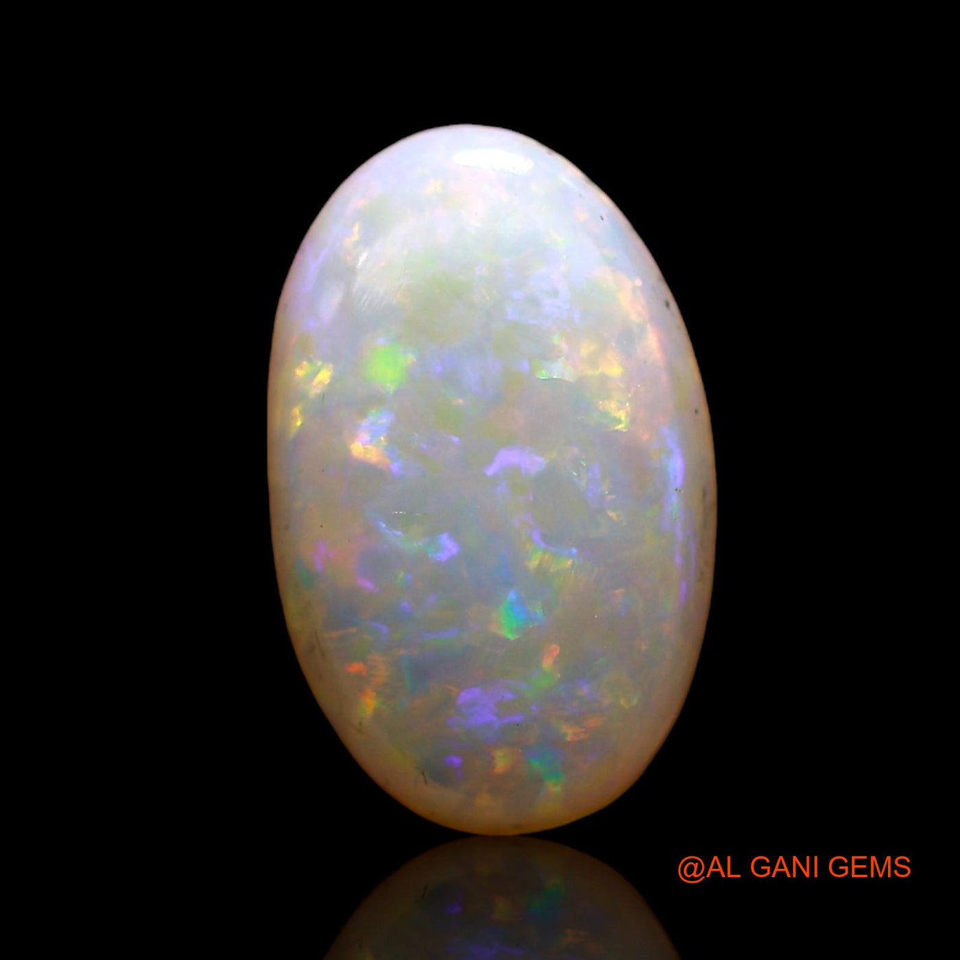 1.00 Cts Natural Australian Fire Opal Loose Gemstone Oval Cabochon 11x7x2 mm AC-744