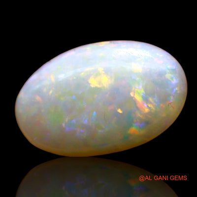 1.00 Cts Natural Australian Fire Opal Loose Gemstone Oval Cabochon 11x7x2 mm AC-744