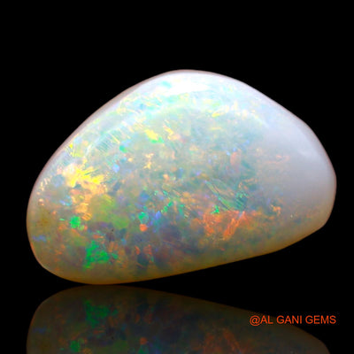 2.00 Cts Natural Australian Fire Opal Fancy Cabochon Loose Gemstone For Jewelry 11x7x4 mm AC-745