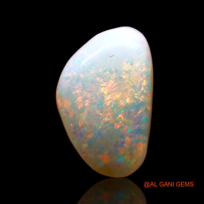 2.00 Cts Natural Australian Fire Opal Fancy Cabochon Loose Gemstone For Jewelry 11x7x4 mm AC-745