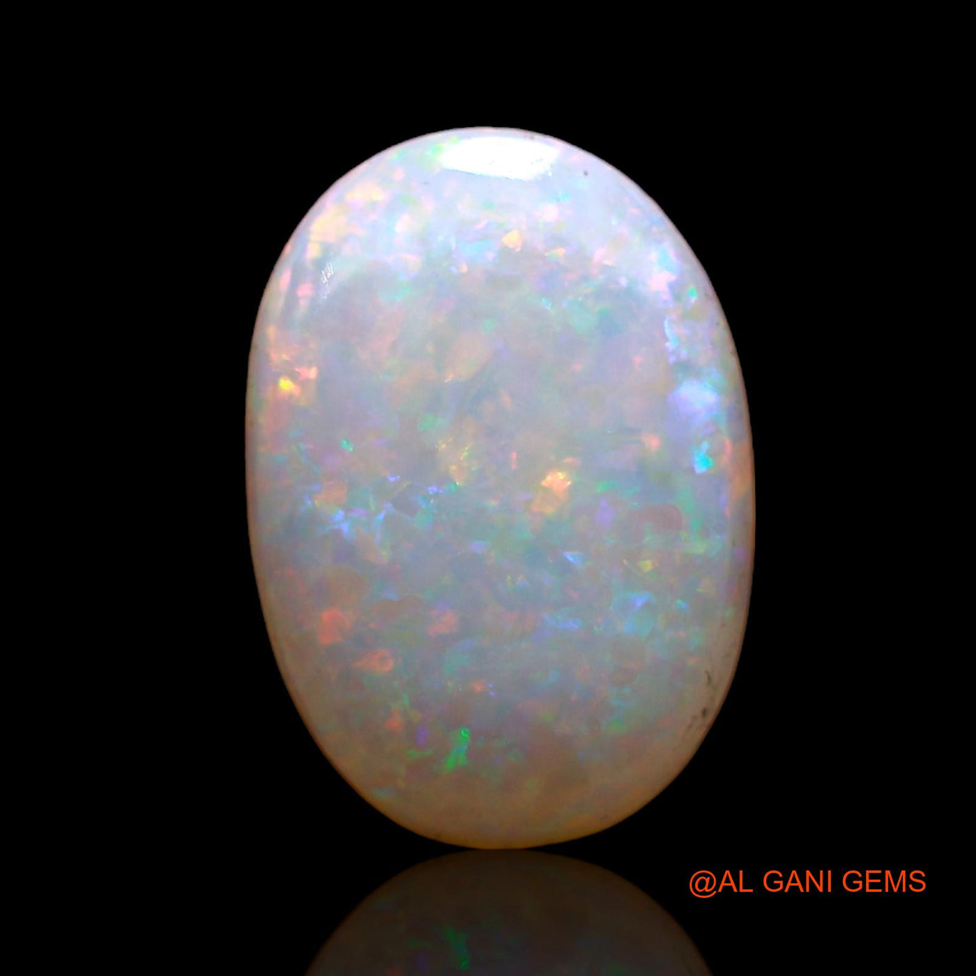 1.00 Cts Natural Australian Fire Opal Loose Gemstone Oval Cabochon 11x7x2 mm AC-746