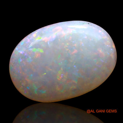 1.00 Cts Natural Australian Fire Opal Loose Gemstone Oval Cabochon 11x7x2 mm AC-746
