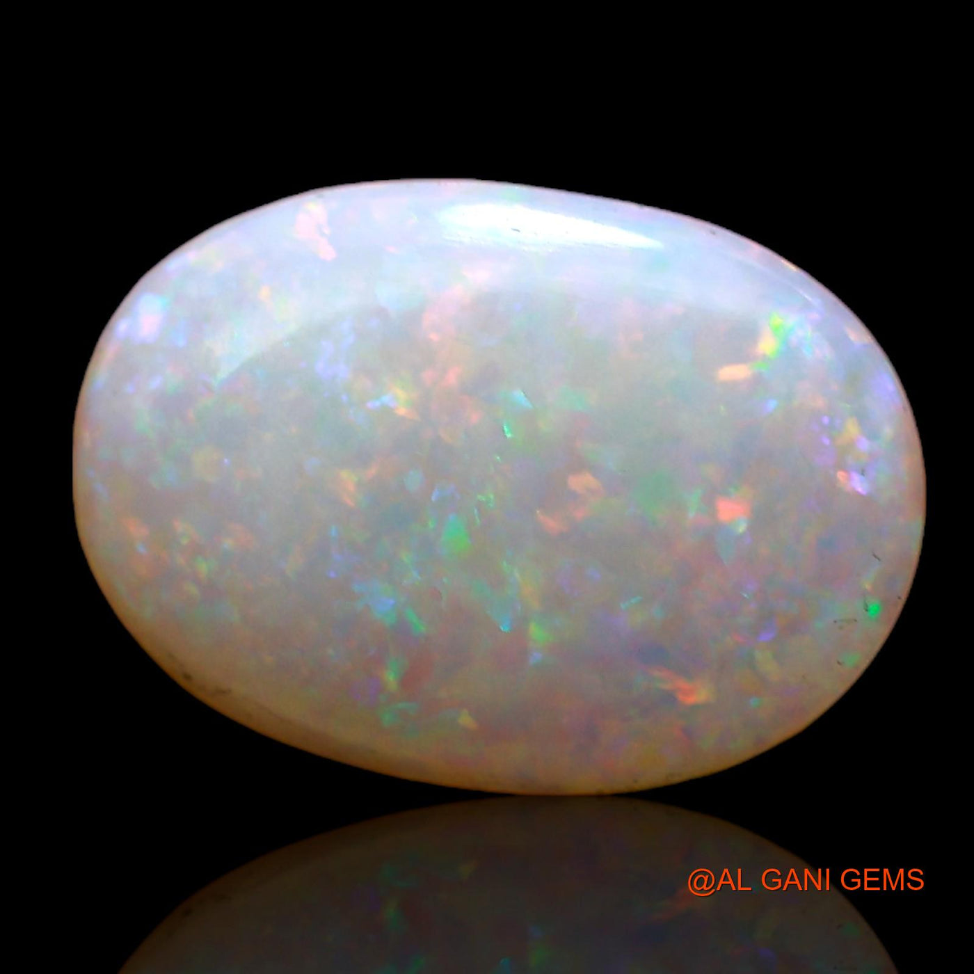1.00 Cts Natural Australian Fire Opal Loose Gemstone Oval Cabochon 11x7x2 mm AC-746