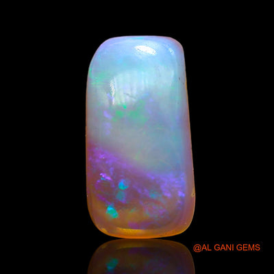 1.00 Cts Natural Australian Fire Opal Square Cabochon Loose Gemstone For Jewelry 11x6x3 mm AC-747