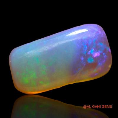 1.00 Cts Natural Australian Fire Opal Square Cabochon Loose Gemstone For Jewelry 11x6x3 mm AC-747