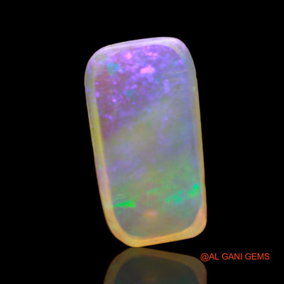 1.00 Cts Natural Australian Fire Opal Square Cabochon Loose Gemstone For Jewelry 11x6x3 mm AC-747