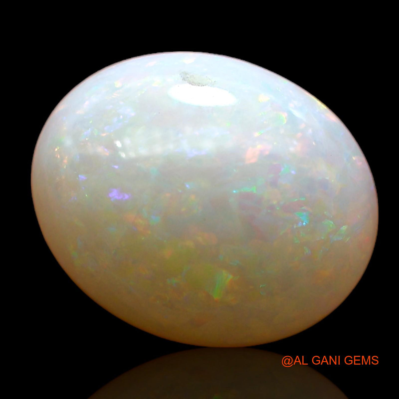 2.00 Cts Natural Australian Fire Opal Loose Gemstone Oval Cabochon 11x9x3 mm AC-748