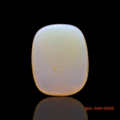 Natural Untreated Fire Opal Loose Gemstone Oval Cabochon From Australia 11.00 Cts 16x13x7 mm AC-74