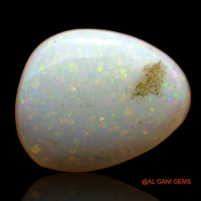 2.00 Cts Natural Australian Fire Opal Loose Gemstone Pear Cabochon 10x8x5 mm AC-750