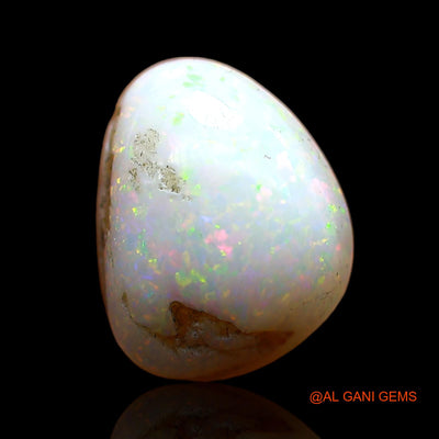 2.00 Cts Natural Australian Fire Opal Loose Gemstone Pear Cabochon 10x8x5 mm AC-750