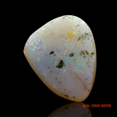Natural Fire Opal Gemstone 1.00 Cts Loose Pear Cabochon From Australia 10x8x2 mm AC-751