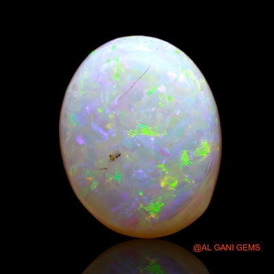 1.00 Cts Natural Australian Fire Opal Loose Gemstone Oval Cabochon 10x8x2 mm AC-752