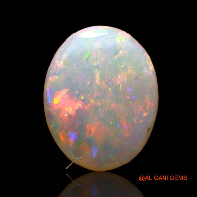 1.00 Cts Natural Australian Fire Opal Oval Cabochon Loose Gemstone For Jewelry 9x7x2 mm AC-753