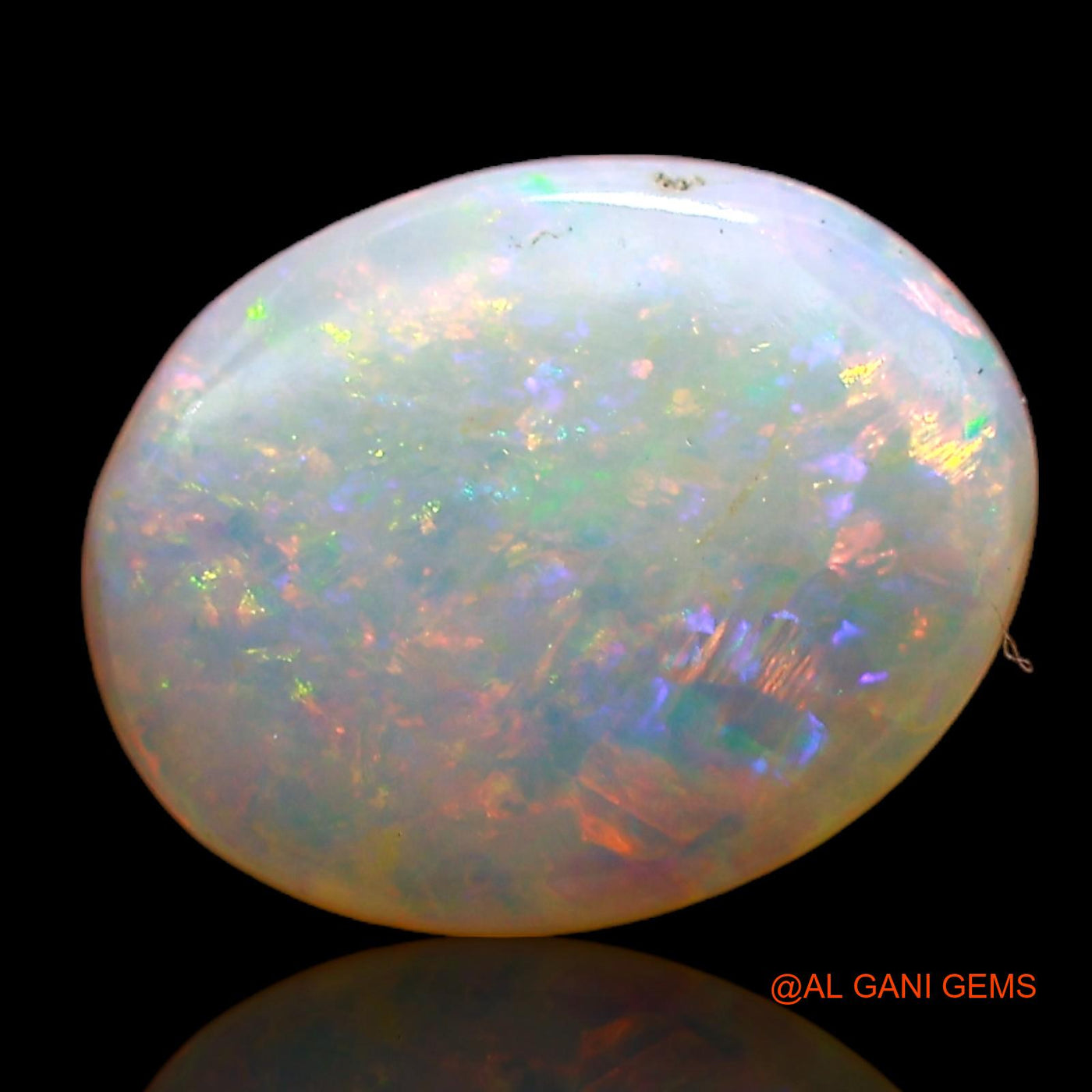 1.00 Cts Natural Australian Fire Opal Oval Cabochon Loose Gemstone For Jewelry 9x7x2 mm AC-753