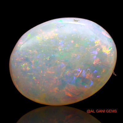 1.00 Cts Natural Australian Fire Opal Oval Cabochon Loose Gemstone For Jewelry 9x7x2 mm AC-753