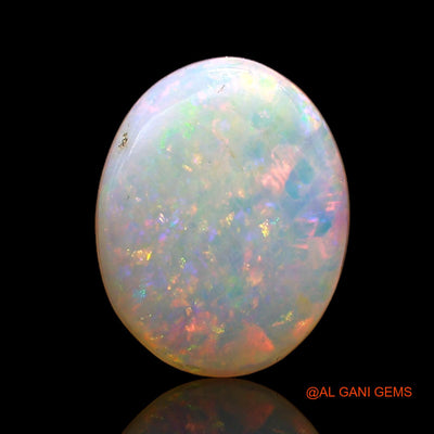 1.00 Cts Natural Australian Fire Opal Oval Cabochon Loose Gemstone For Jewelry 9x7x2 mm AC-753