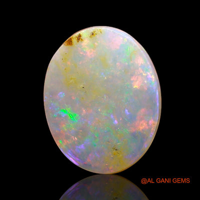 1.00 Cts Natural Australian Fire Opal Oval Cabochon Loose Gemstone For Jewelry 9x7x2 mm AC-753