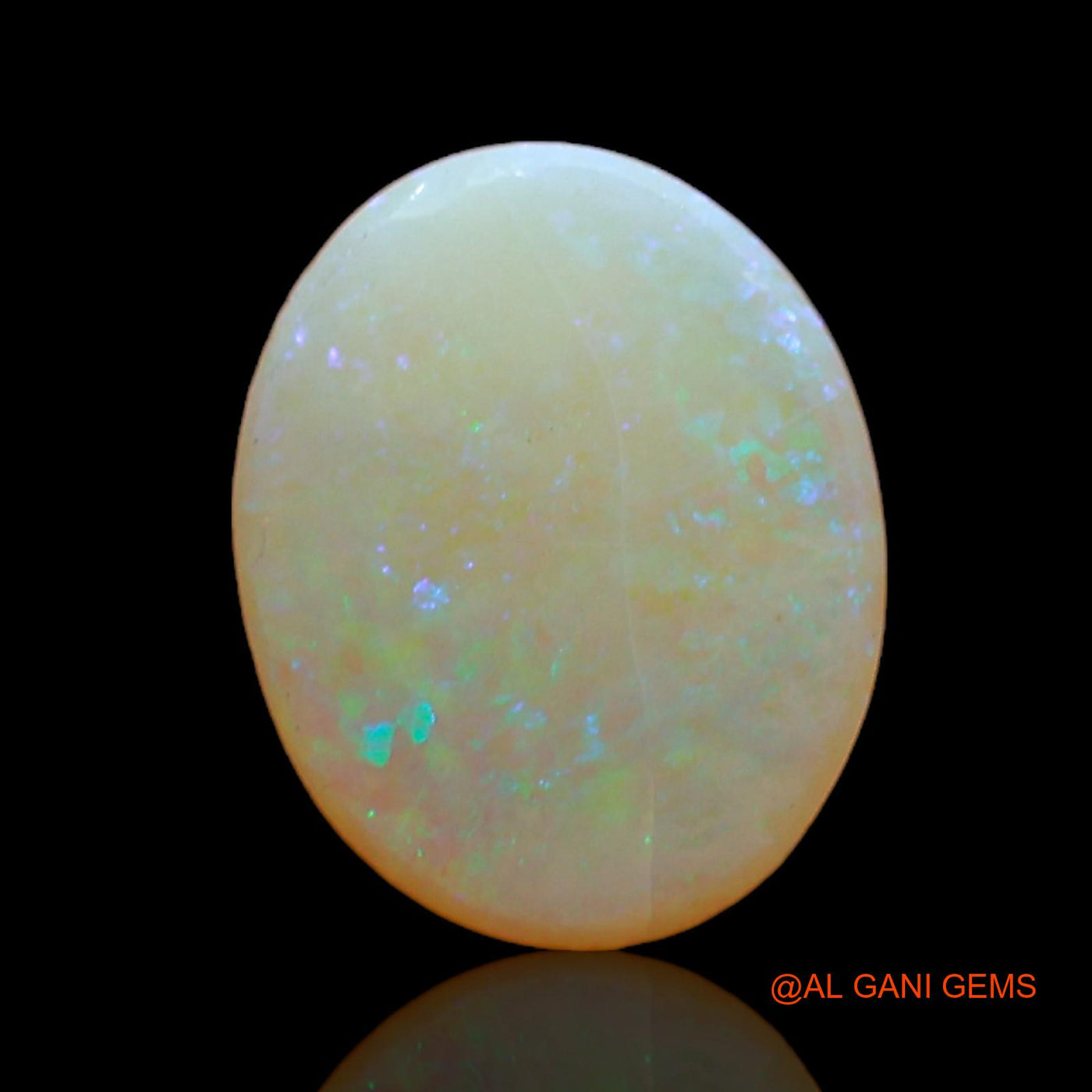 2.00 Cts Natural Australian Fire Opal Oval Cabochon Loose Gemstone For Jewelry 10x8x4 mm AC-754